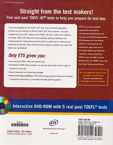 ETS OFFICIAL TOFEL IBT TESTS2016