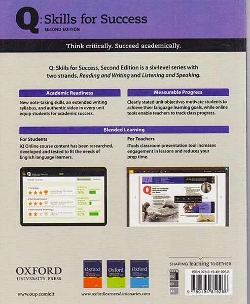 Q SKILLS FOR SUCCESS4(READING AND WRITING)