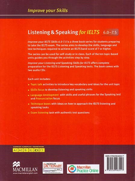 IMPROVE YOUR SKILLS LISTENINS-SPEAKING FOR IELTS 6.0-7.5