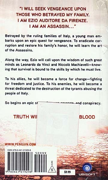ASSASSINS CREED RENAISSANCEجلد پارچه ای