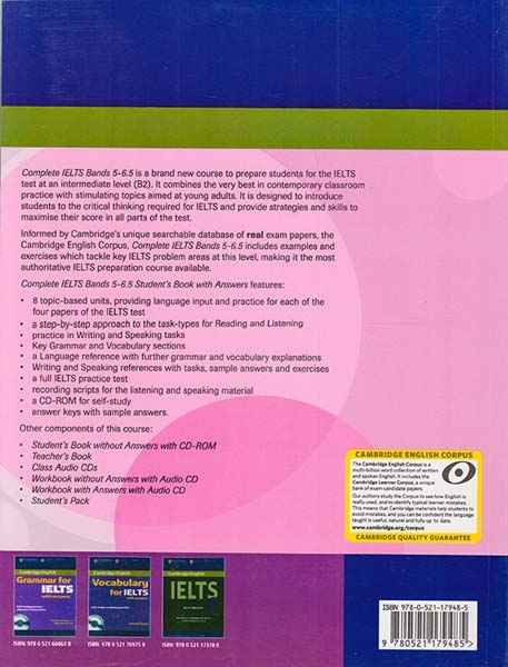 CAMBRIDGE ENGLISH COMPLETE IELTS 5-6.5 B2