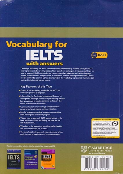 VOCABULARY FOR IELTS