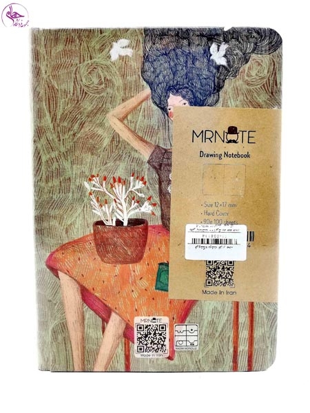 دفتر یادداشت 100برگ بی خط جیبی 1/8مستر نوت کد MR-14