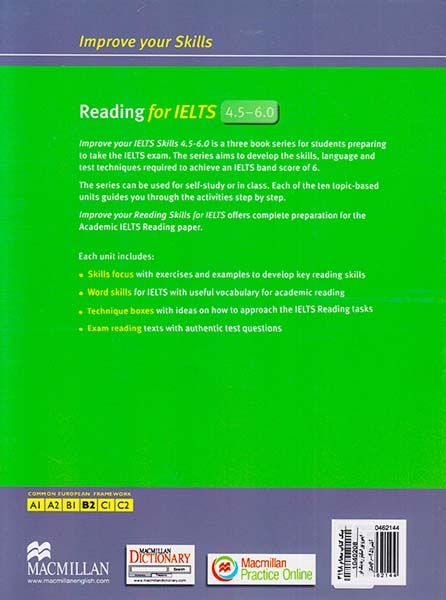 IMPROVE YOUR SKILLS READING FOR IELTS (4.5-6.0)