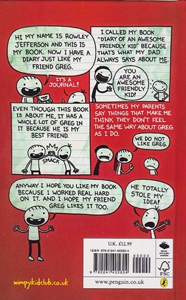 DIARY OF AN AWESOME FRIENDLY KID