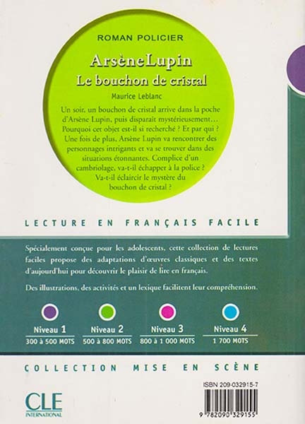 ARSENE LUPIN LE BOUCHON DE CRISTAL
