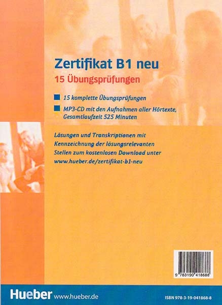 ZERTIFIKAT B1 NEU 15 UBUNGSPRUFUNGEN