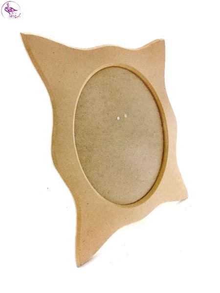 قاب عکس چوبی پایه دار بیضی سایز 3