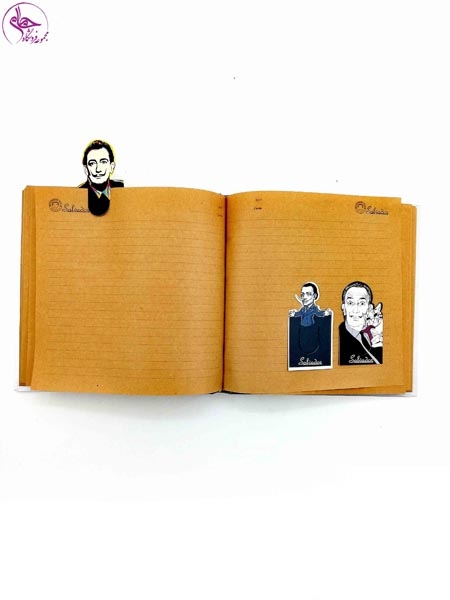 دفتر خشتی کاغذ کرافت طرح سالوادور دالی