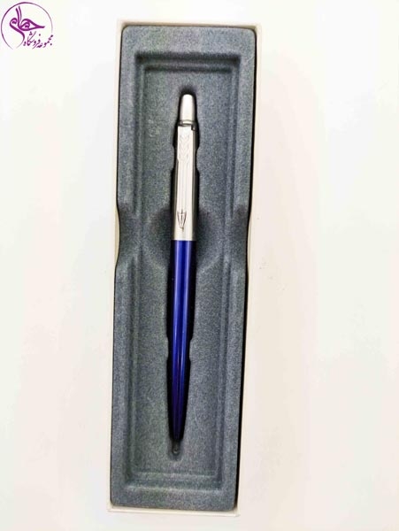 خودکار تمام استیل گیره کروم PK-Jotter - آبی