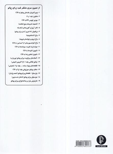 اشمیت تمرینهای پنج انگشت برای پیانو(سرود)اشمیت