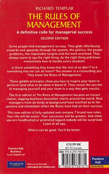 THE RULES OF MANAGEMENT