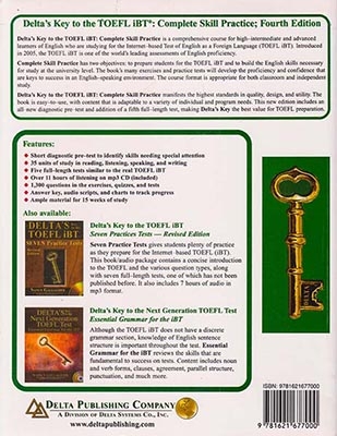 Deltas Key to the TOEFL iBT comphete skill practice