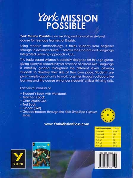YORK MISSION POSSIBLE PRELIMINARY 3B