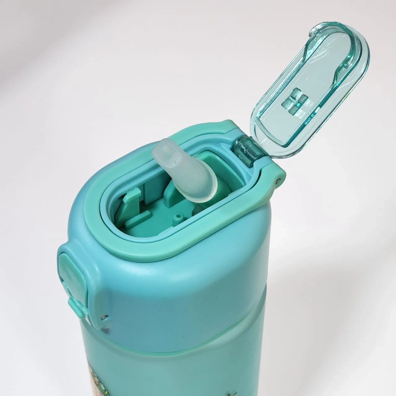 قمقمه اسکول فنس دختر فشن نی دار مدل FA-9353 سبز 500 میلی لیتر