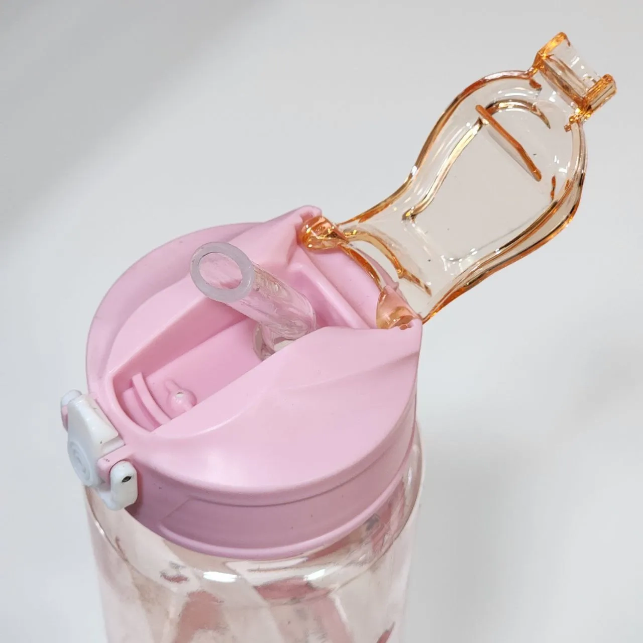 قمقمه نی دار شفاف ملودی 850 میلی لیتر