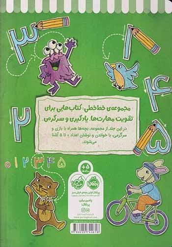 خط خطی اعداد1(پرتقال)