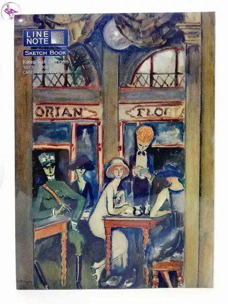 دفتر طراحی A4  دوختی لاین نوت LN-15