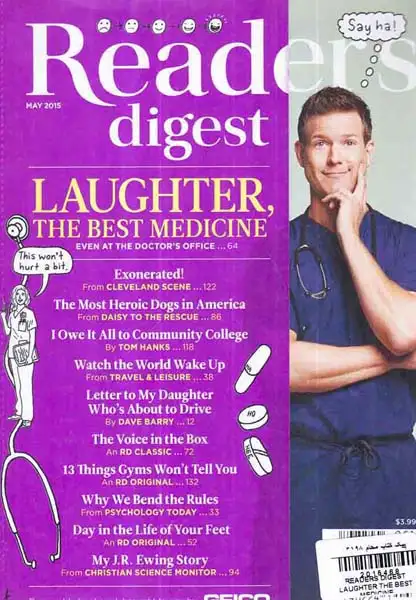 READERS DIGEST LAUGHTER THE BEST MEDICINE
