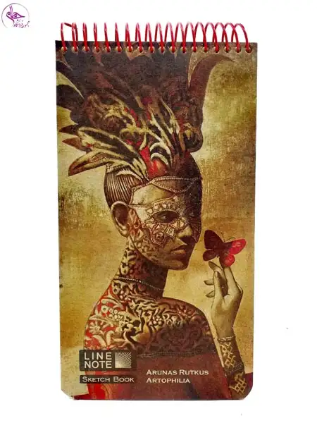 دفتر طراحی پالتویی فنرمورب لاین نوت کد LN-2