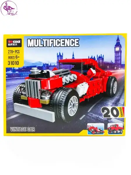 لگو طرح ماشین کلاسیک 278 تکه 20 مدله کد 31010 برند decool