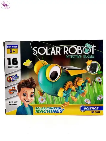 کیت ساختنی خورشیدی ربات سوسکی برند سولار ربات