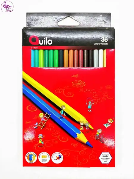 مدادرنگی36رنگ مقوایی کویلو