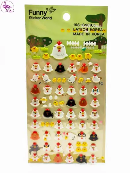 استیکر فانتزی فانی جور طرح 15S-C509.5