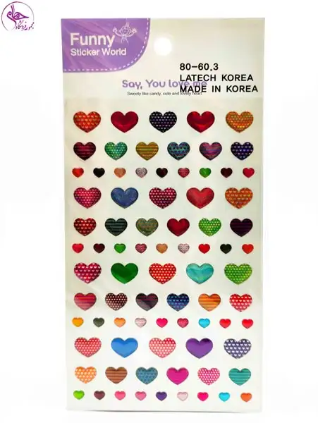 استیکر فانتزی فانی جور طرح 80-60.3