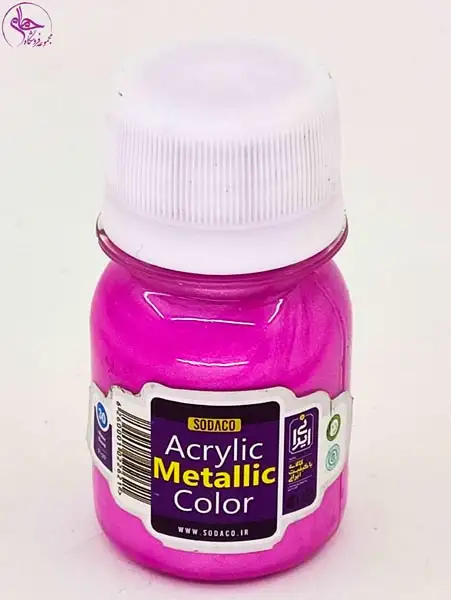 رنگ اکریلیک 30میل سوداکو ماژنتا متالیک کد 00217