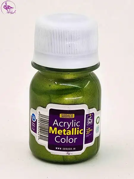 رنگ اکریلیک 30میل سوداکو زیتونی متالیک کد 00239