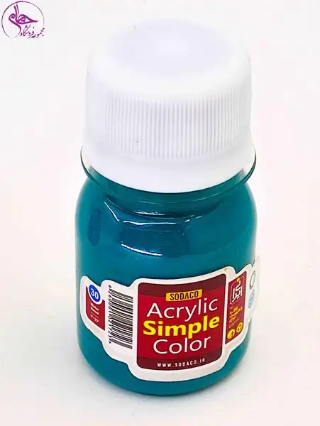 رنگ اکریلیک 30میل سوداکو فیروزه مسجدی کد 00390