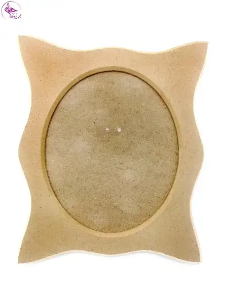 قاب عکس چوبی پایه دار بیضی سایز 3