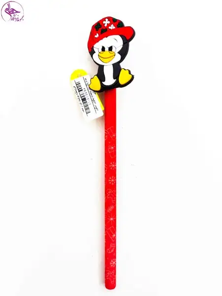 مداد پاکن دار مخملی پنگوئن اسکول فنس