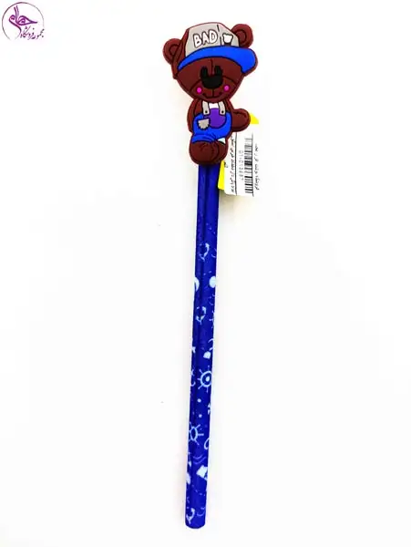 مداد پاکن دار مخملی خرس اسکول فنس