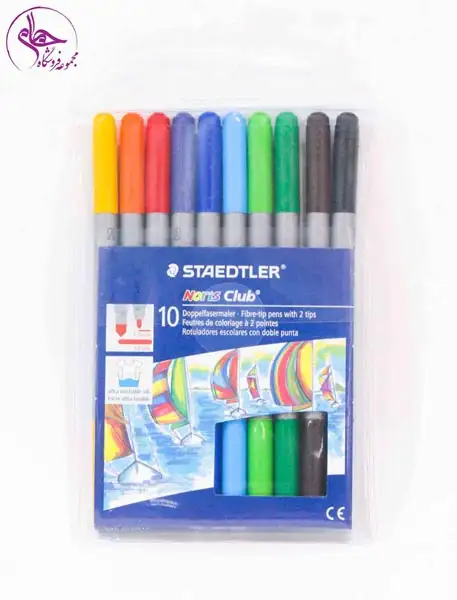 ماژیک نقاشی استدلر 10رنگ دوسر