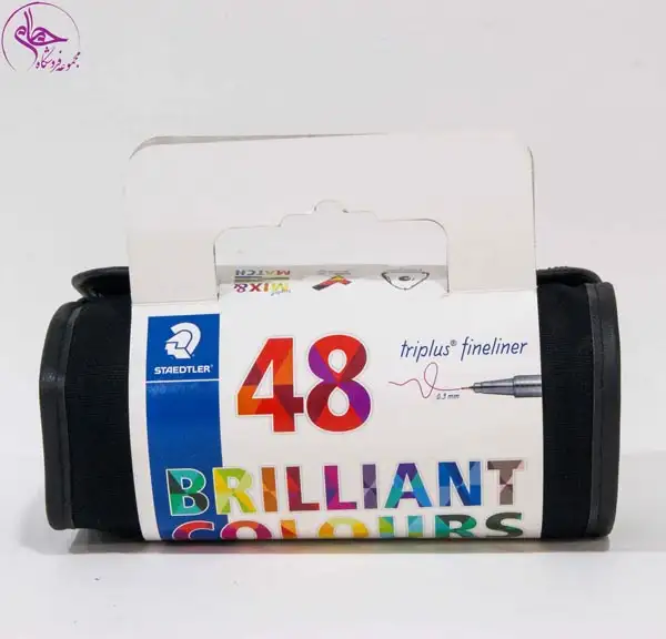 روان نویس نوک نمدی 48رنگ کیفی استدلر