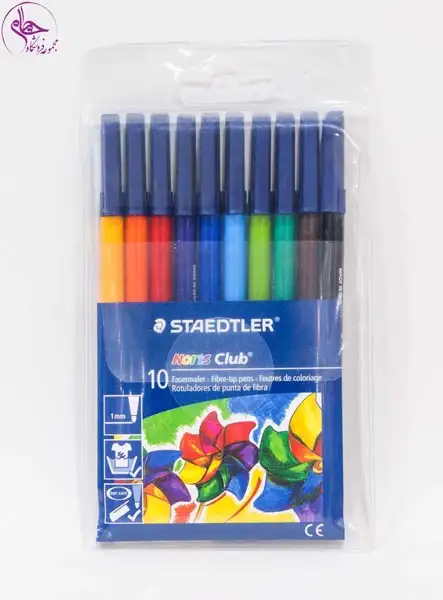 ماژیک نقاشی نوریس کلاب 10عددی استدلر