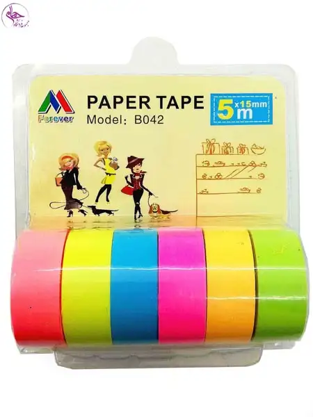 چسب کاغذی 6 عددی