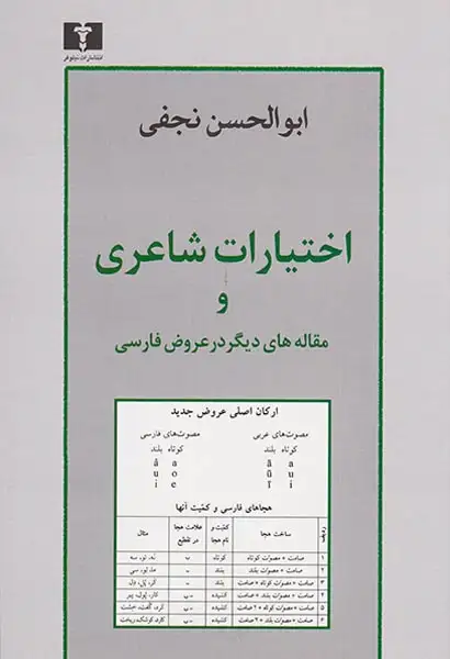 اختیارات شاعری و مقاله های دیگر در عروض فارسی