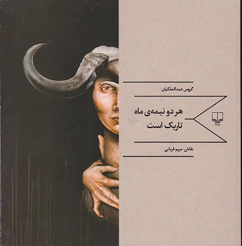 هر دو نیمه ی ماه تاریک است