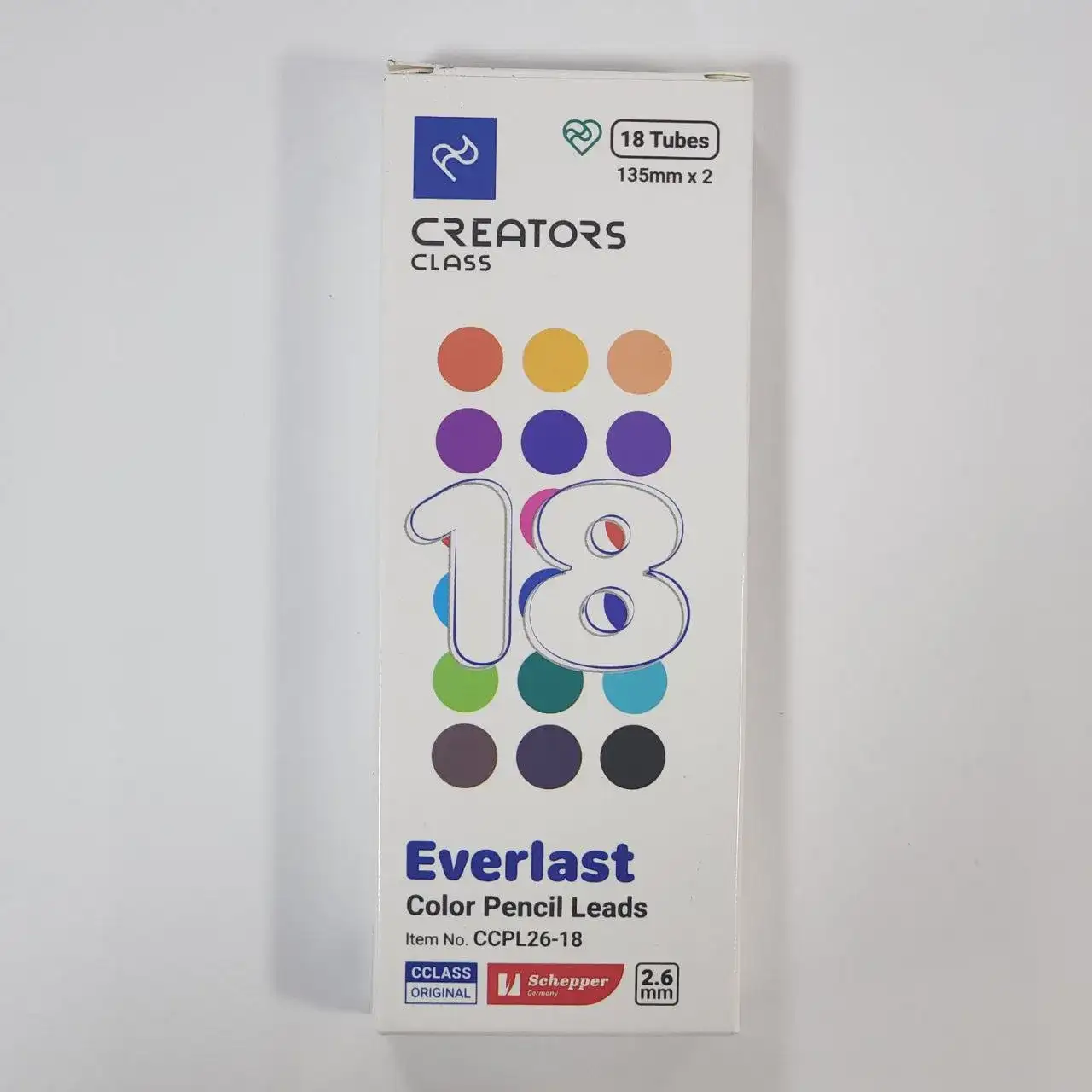 مغز مداد رنگی ۱8 رنگ اتودی سی کلاس