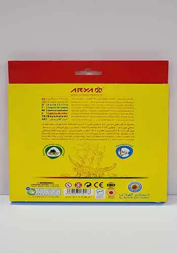 مداد رنگی24رنگ آریا3017