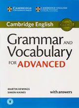 GRAMMAR AND VOCABULARY FOR ADVANCED