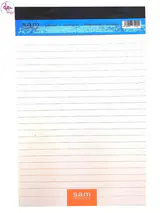 لگال پد 60برگ خط دار A5نوار آبی سم