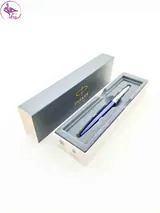 خودکار تمام استیل گیره کروم PK-Jotter - آبی