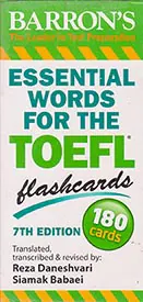 ESSENTIAL WORDS FOR TOEFL FLASH CARDS