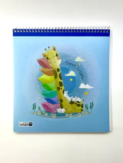 دفتر نقاشی 100 برگ- ایمان 
کد 9504
