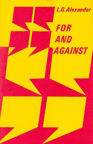 FOR AND AGAINST