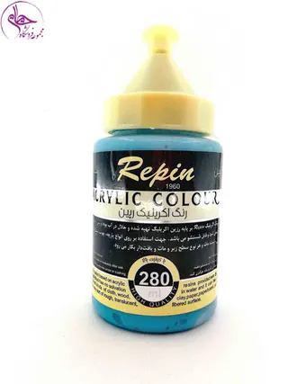 رنگ اکریلیک 280 میل رپین Turquise Blue کد 93